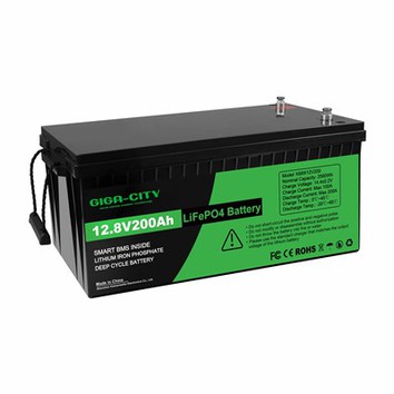 12V 200ah lítium-iónová batéria